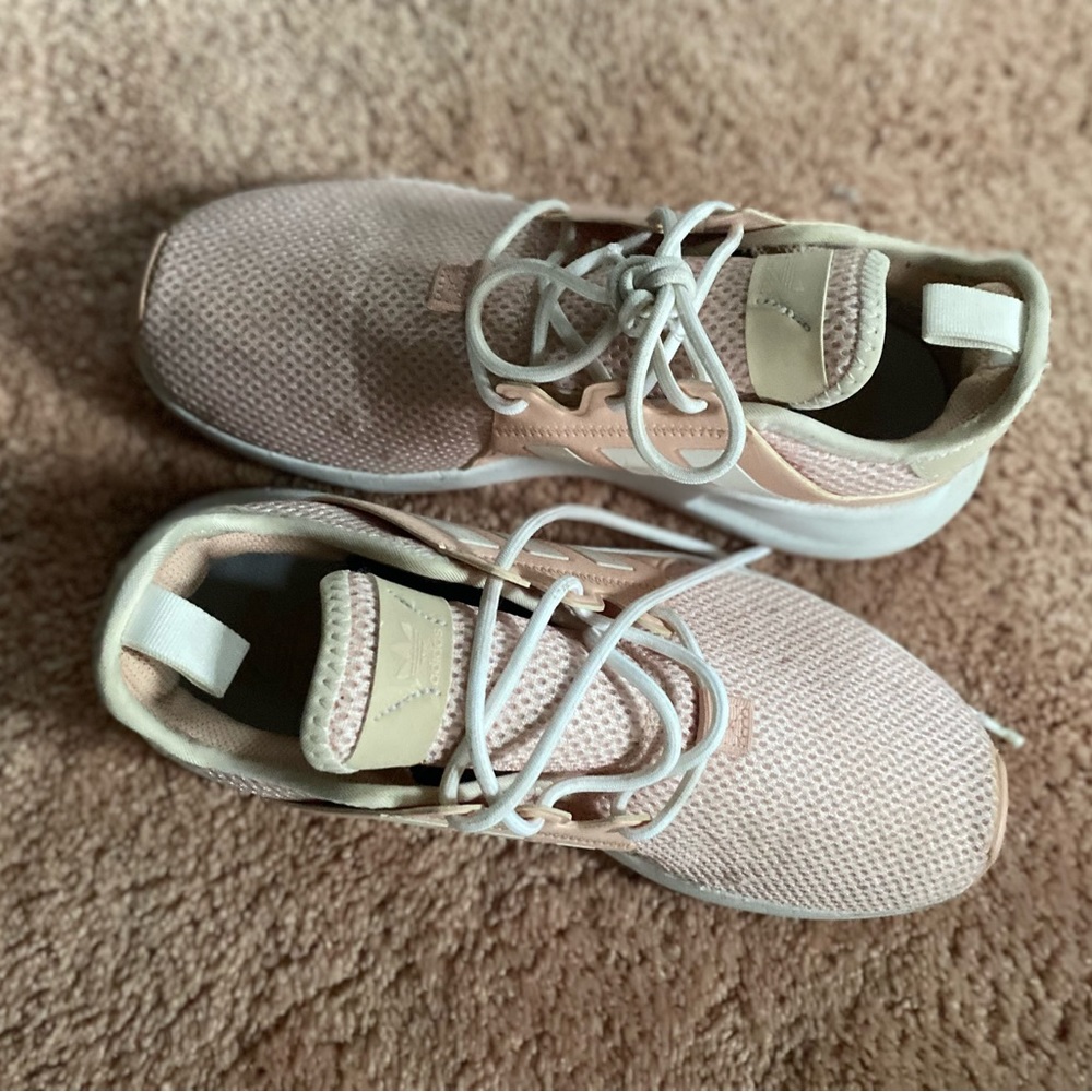 Pink Adidas sneakers
